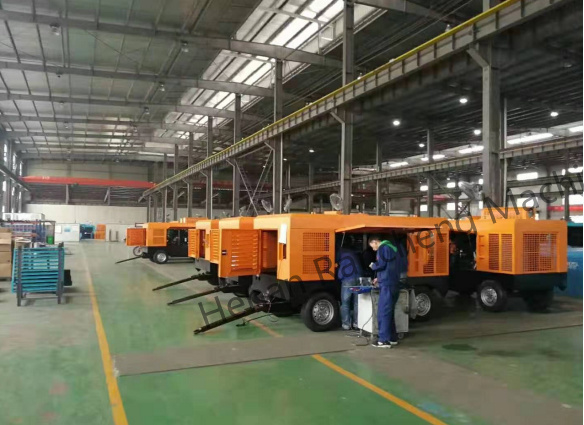 KSCY-400/14.5K 400cfm diesel compressor de ar de parafuso portátil com motor Cummins