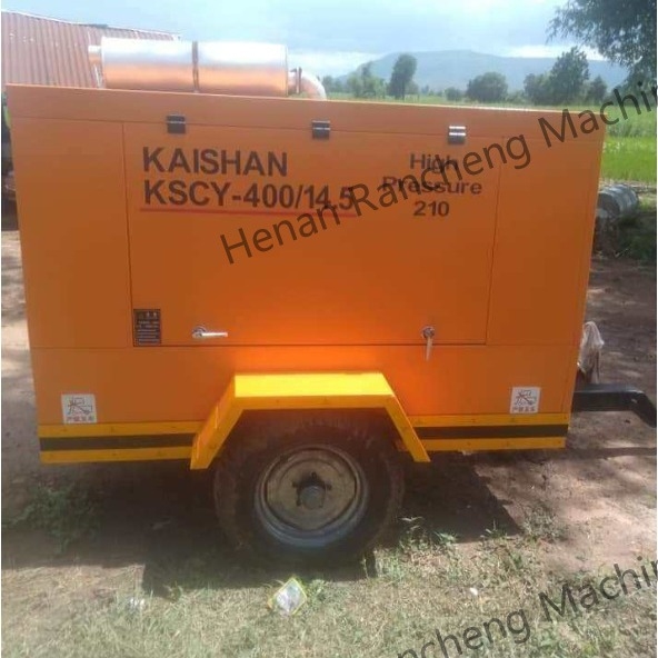 KSCY-400/14.5K 400cfm diesel compressor de ar de parafuso portátil com motor Cummins