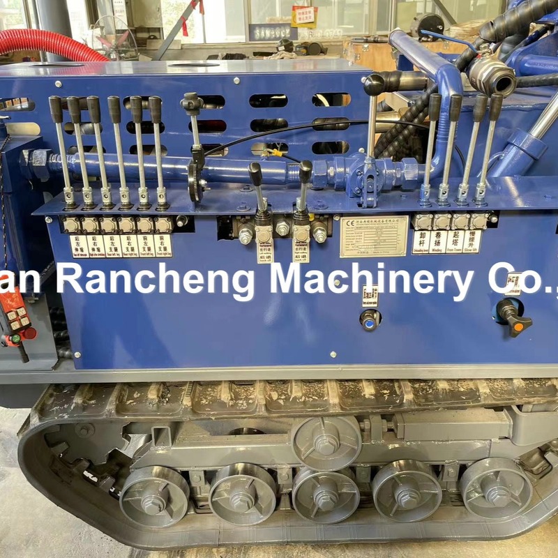 Profundidade Máxima de Perfuração 180m Perfuratriz de Poço de Água Tipo Esteira Compacta