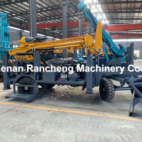 RCF350W 350m Hydraulic Water Borehole Drilling Machine For Deep Water Well Projects