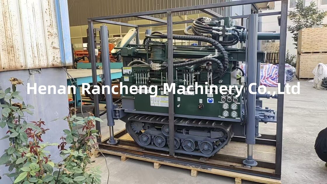 180m Hydraulic Crawler Compact Mini Water Well Drilling Machine for Medium Scale Drilling