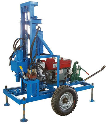 150m profundidade portátil de perfuração de poços 22Hp / 16,2Kw Potência do motor diesel
