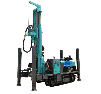 280m Profundidade de perfuração Cravador hidráulico Rig de perfuração de poços de água 70KW Motor Yuchai