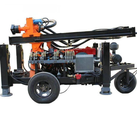 150m Profundidade de perfuração Poço de perfuração de poços de água Máquina de perfuração de poços de água 32HP 100 - 219mm Diâmetro