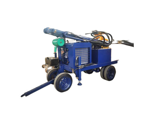Máquina de perfuração de buracos de 180 m de profundidade 55 kW Motor 90 mm - 300 mm Dia 5200 kg