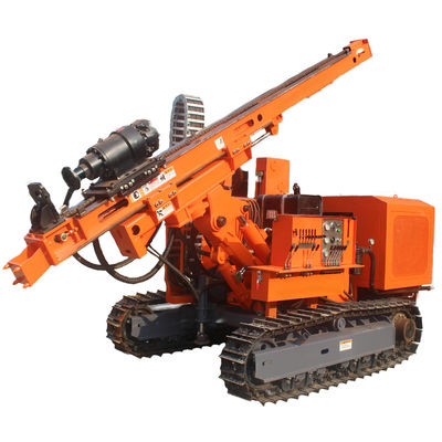 20 - 100 m Profundidade de perfuração Máquina de condução de pilhas de rastreador hidráulico Motor diesel de 115 HP