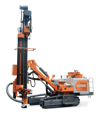 Profundidade de perfuração de 23 m Máquina de perfuração hidráulica com trilha DTH 125 HP