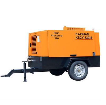 9. 2m3 / min Capacidade compressor de ar de perfuração Yuchai 88KW 8bar pressão de trabalho