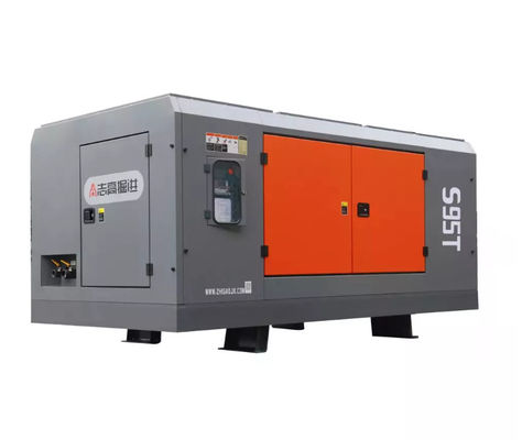 Pressão de trabalho 24bar Compressor de ar de perfuração 295KW Potência 30m3 / min Capacidade
