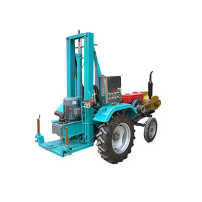 Máquina de perfuração de poços de 150m de profundidade 30KW Trator de quatro rodas Rig de perfuração de poços de água