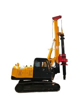 Equipamento de perfuração rotativo montado em rastreador 190KW Potência do motor 60m Profundidade de empilhamento