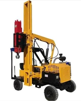 Equipamento de condução de pilhas solares 39KW Motor 170 cm Profundidade de perfuração 260cm Altura da pilha