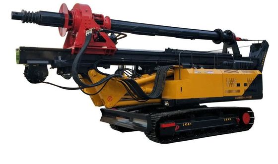 Máquina hidráulica de perfuração rotativa de pequena dimensão, profundidade de perfuração de 15 m, motor diesel de 110 kW