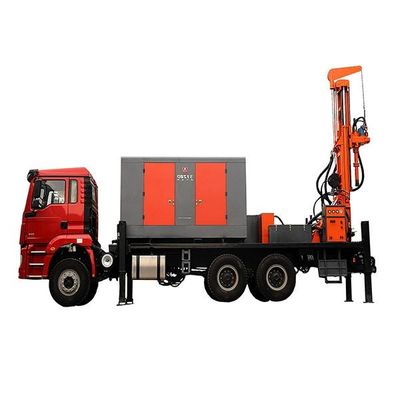 200m Profundidade de perfuração Poço de água Rig de perfuração 118HP Cummins 115 - 350mm Diâmetro de perfuração