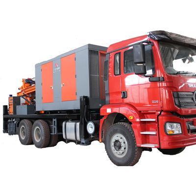 Caminhão de perfuração de poços de água 260m Profundidade 155KW Carga Veículo Motor 20T Peso