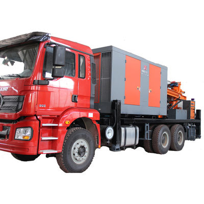 RCF200T Máquina hidráulica de perfuração de poços de água/200m Rig de perfuração de poços de água montado em caminhão/6X4 Rig montado em caminhão