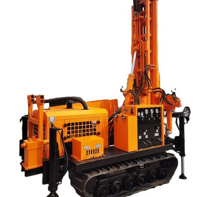 200m 5800Kg Máquina de perfuração de poços de água hidráulica com motor diesel de 58KW e força de elevação de 5T
