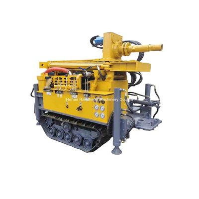 Máquina de perfuração de poços de água mini portátil com bomba de lama e compressor de ar