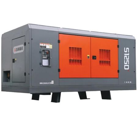Compressor de ar S125D com motor Cu-mmins de 410 kW para perfuração de 300-400 m