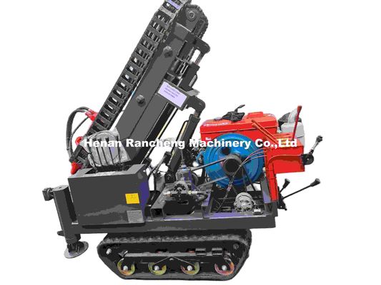 Alta eficiência 25HP motor diesel pilha condutor de perfuração 30m profundidade com 50-300mm de diâmetro