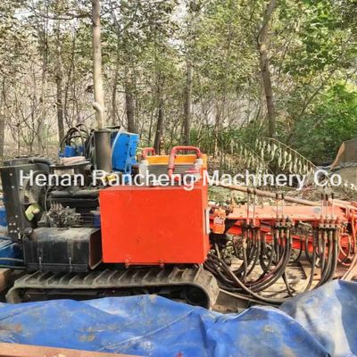 60-80m Profundidade Pequena Máquina de Perfuração Hidráulica com Motor Diesel de 32 HP