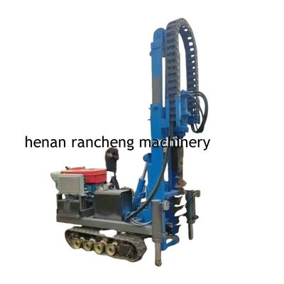 Equipamento de condução de pilhas solares de 30 m de profundidade com motor diesel de 25 HP