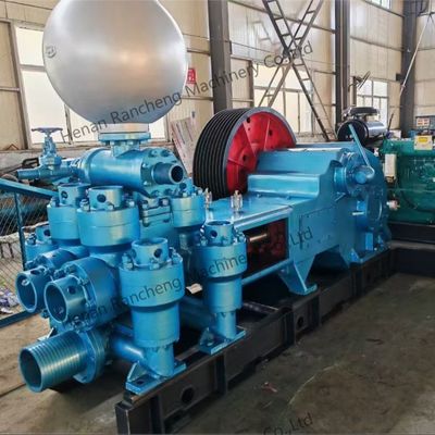 BW1200 Bomba de pistão de dupla ação de duplo cilindro Bomba de lama de transmissão de duas velocidades