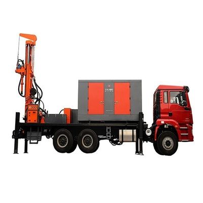 200m de veículo montado em buracos profundos de perfuração rig com motor Cummins
