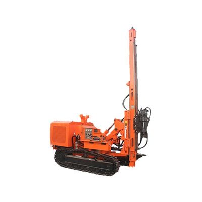 84KW Crawler Montado Pilha Solar Driver 4 cilindros 20 - 100m Profundidade de perfuração