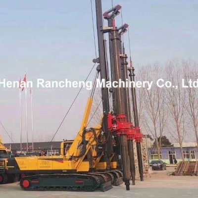 20m Rotary Drilling Rig Operação inteligente e ponto de exibição e painel de controle táctil