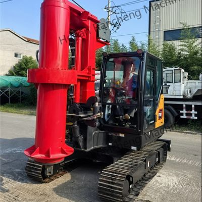 RCQ-10C Mini Hidráulico Rodante Piling Rig Kubota Motor Diesel 2000mm Largura do Chassi