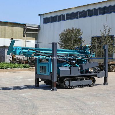 350m Profundidade de perfuração 91KW Motor Yuchai Furação de poços de água Rig 22T Força de elevação