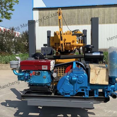 Máquina de perfuração de poços de água de 8600 kg operação hidráulica completa com 350 m de profundidade