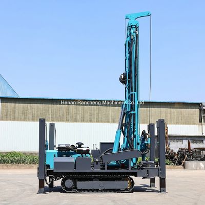 RCF280C Rig de perfuração de poços de água de aço montado em trilho com uma profundidade de perfuração de 280 metros