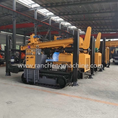 Water Well Drilling Machine For 800m Deep Drilling In All Types Of Soil 154KW Cummins