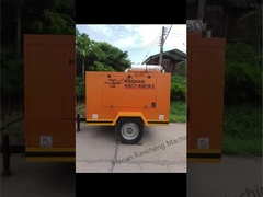 KSCY-400/14.5K 400cfm diesel compressor de ar de parafuso portátil com motor Cummins