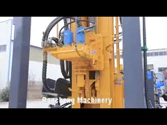 Equipamento de perfuração de poços hidráulicos pneumáticos 500m Profundidade de perfuração 118KW Motor